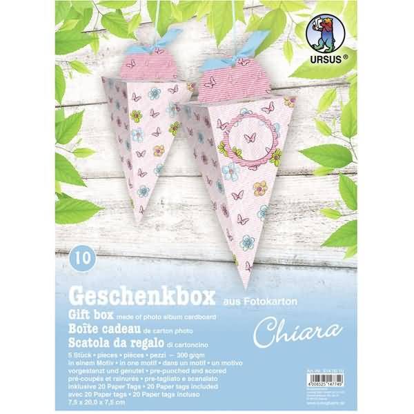 Geschenkbox Chiara 7,5x20x7,5cm VE=5 Stück Motiv: 10