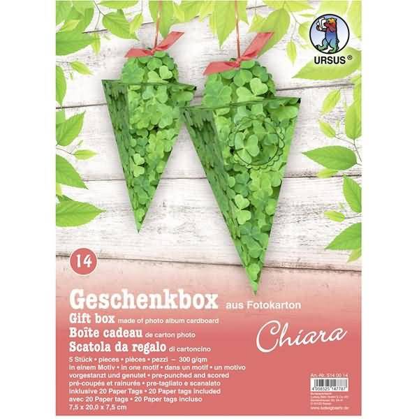 Geschenkbox Chiara 7,5x20x7,5cm VE=5 Stück Motiv: 14