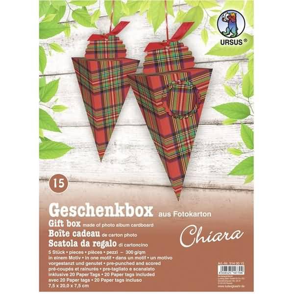 Geschenkbox Chiara 7,5x20x7,5cm VE=5 Stück Motiv: 15