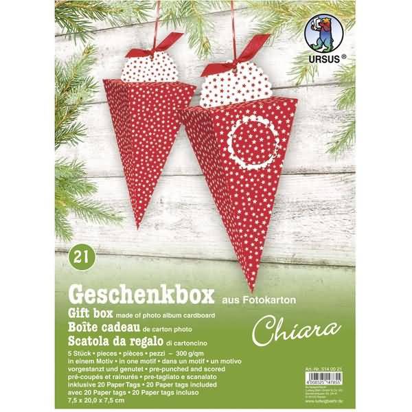 Geschenkbox Chiara 7,5x20x7,5cm VE=5 Stück Motiv: 21