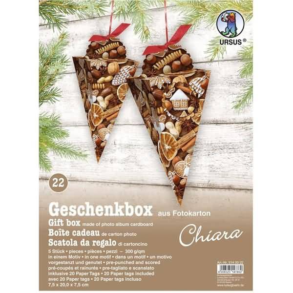 Geschenkbox Chiara 7,5x20x7,5cm VE=5 Stück Motiv: 22