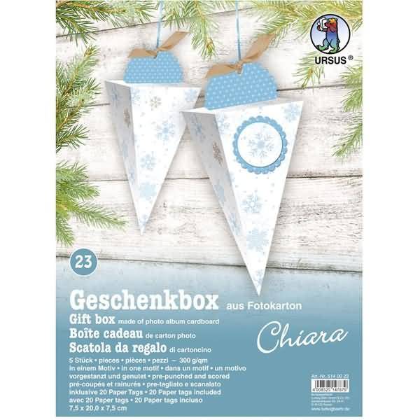 Geschenkbox Chiara 7,5x20x7,5cm VE=5 Stück Motiv: 23