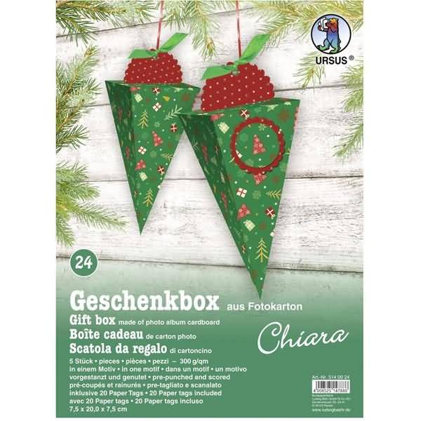 Geschenkbox Chiara 7,5x20x7,5cm VE=5 Stück Motiv: 24