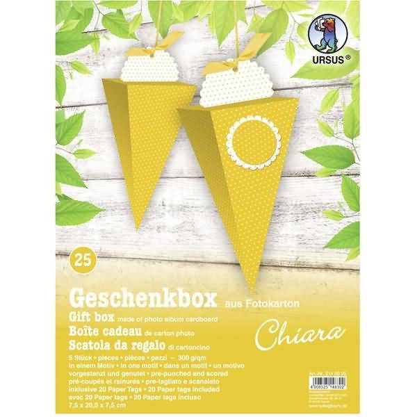 Geschenkbox Chiara 7,5x20x7,5cm VE=5 Stück Motiv: 25