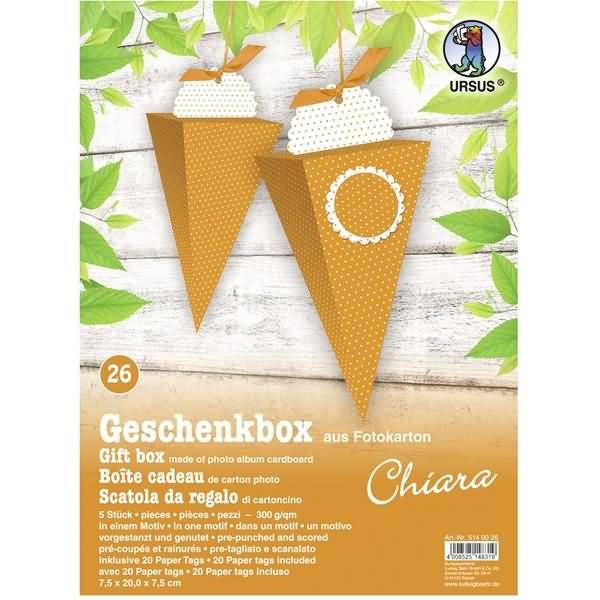 Geschenkbox Chiara 7,5x20x7,5cm VE=5 Stück Motiv: 26