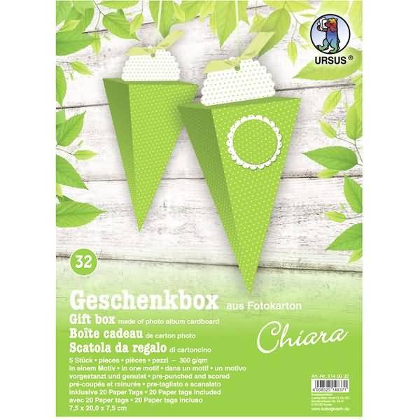 Geschenkbox Chiara 7,5x20x7,5cm VE=5 Stück Motiv: 32