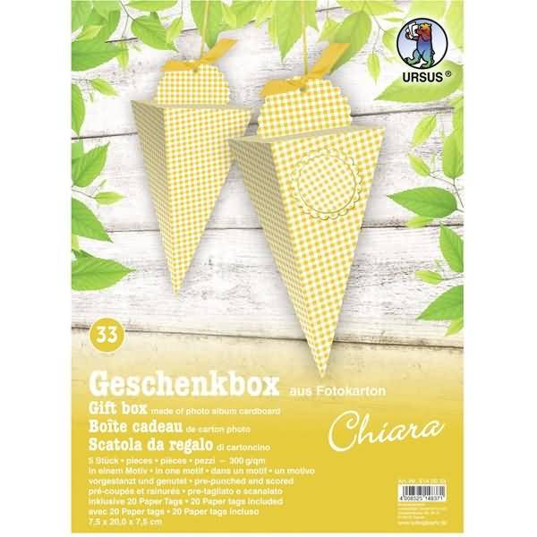 Geschenkbox Chiara 7,5x20x7,5cm VE=5 Stück Motiv: 33