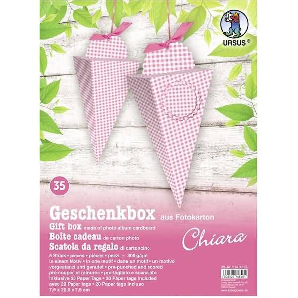 Geschenkbox Chiara 7,5x20x7,5cm VE=5 Stück Motiv: 35