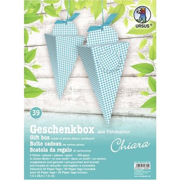 Geschenkbox Chiara 7,5x20x7,5cm VE=5 Stück Motiv: 39