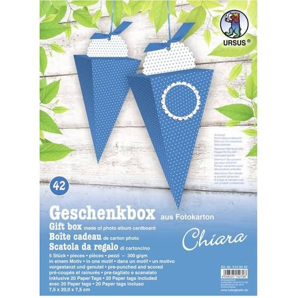 Geschenkbox Chiara 7,5x20x7,5cm VE=5 Stück Motiv: 42