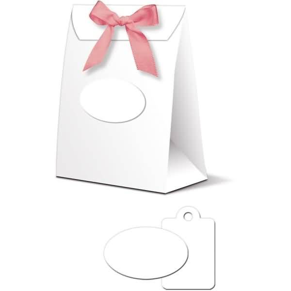 Geschenkbox Celina 9,5x12,5x5cm VE=5 Stück weiß