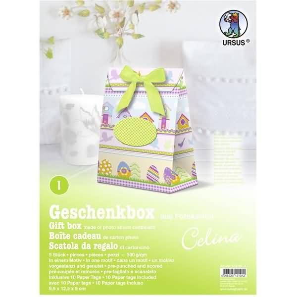Geschenkbox Celina 9,5x12,5x5cm VE=5 Stück Motiv: 01
