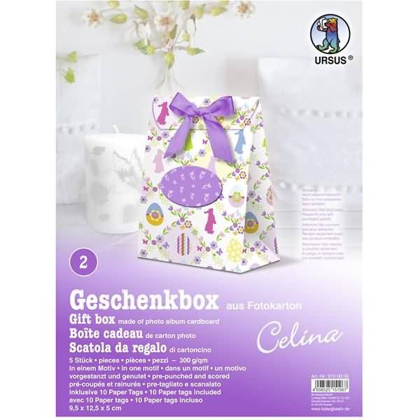 Geschenkbox Celina 9,5x12,5x5cm VE=5 Stück Motiv: 02