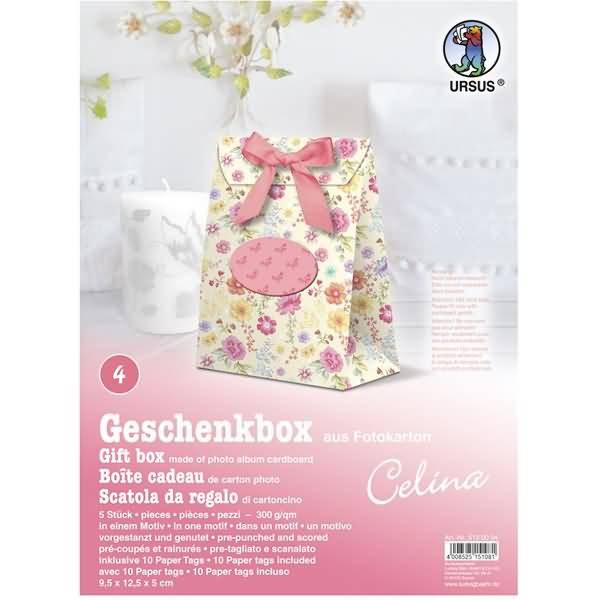 Geschenkbox Celina 9,5x12,5x5cm VE=5 Stück Motiv: 04