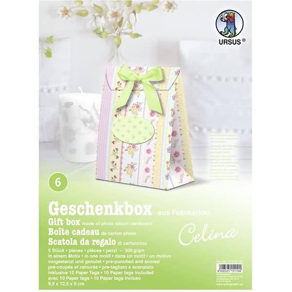 Geschenkbox Celina 9,5x12,5x5cm VE=5 Stück Motiv: 06