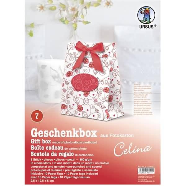Geschenkbox Celina 9,5x12,5x5cm VE=5 Stück Motiv: 07
