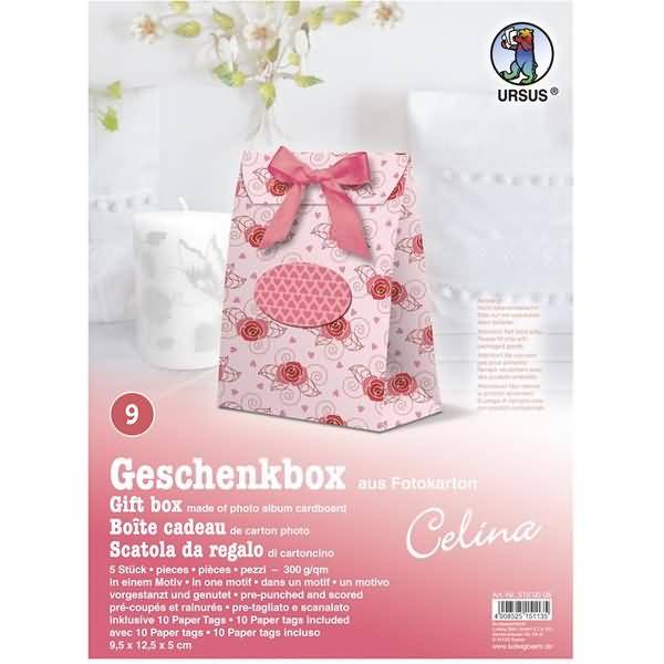 Geschenkbox Celina 9,5x12,5x5cm VE=5 Stück Motiv: 09