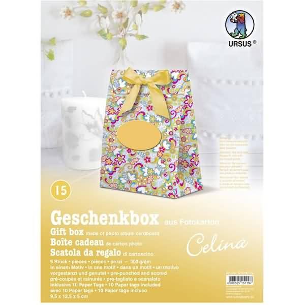 Geschenkbox Celina 9,5x12,5x5cm VE=5 Stück Motiv: 15