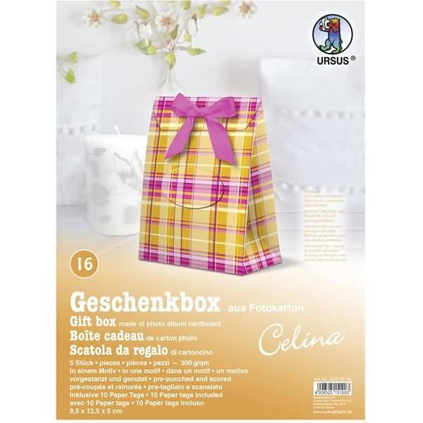 Geschenkbox Celina 9,5x12,5x5cm VE=5 Stück Motiv: 16