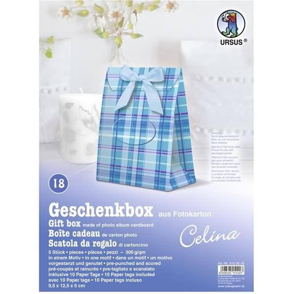 Geschenkbox Celina 9,5x12,5x5cm VE=5 Stück Motiv: 18