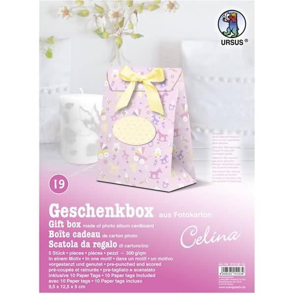 Geschenkbox Celina 9,5x12,5x5cm VE=5 Stück Motiv: 19