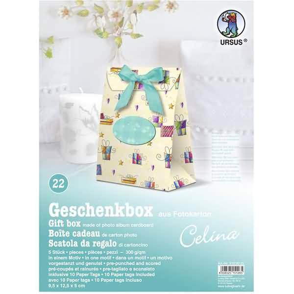Geschenkbox Celina 9,5x12,5x5cm VE=5 Stück Motiv: 22