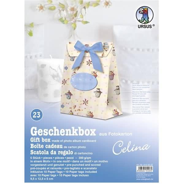 Geschenkbox Celina 9,5x12,5x5cm VE=5 Stück Motiv: 23