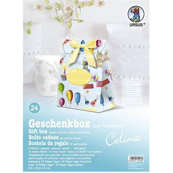 Geschenkbox Celina 9,5x12,5x5cm VE=5 Stück Motiv: 24