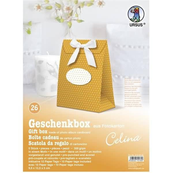 Geschenkbox Celina 9,5x12,5x5cm VE=5 Stück Motiv: 26