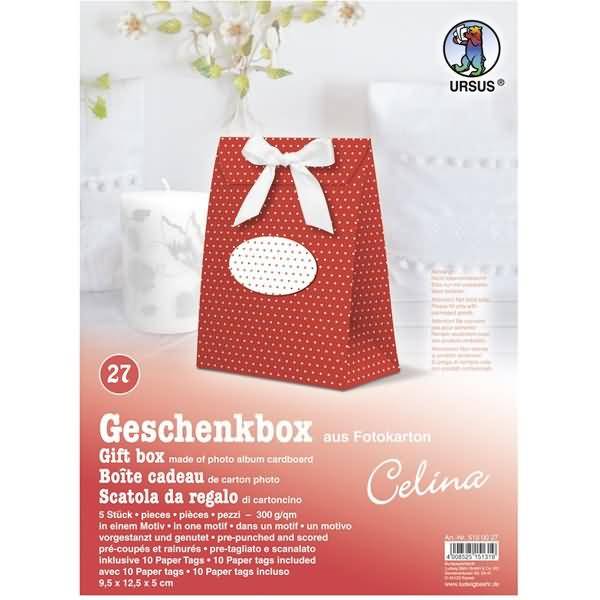 Geschenkbox Celina 9,5x12,5x5cm VE=5 Stück Motiv: 27