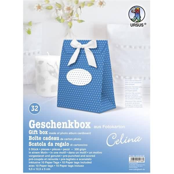 Geschenkbox Celina 9,5x12,5x5cm VE=5 Stück Motiv: 32