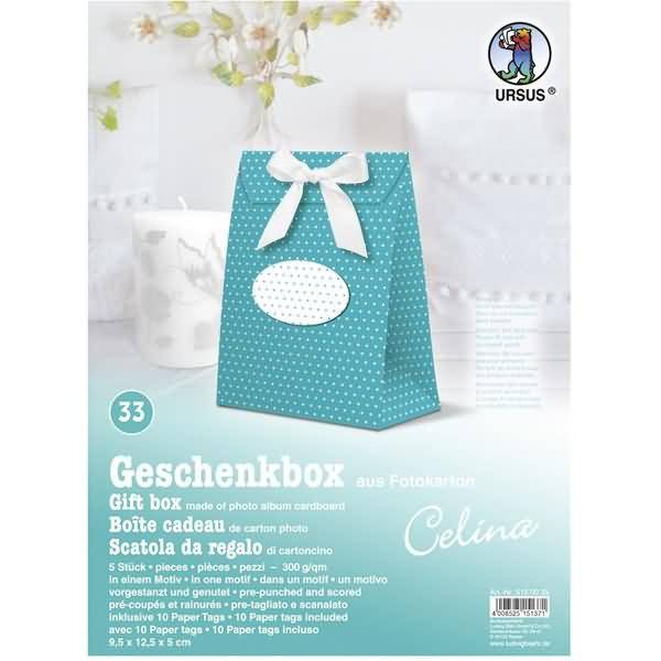 Geschenkbox Celina 9,5x12,5x5cm VE=5 Stück Motiv: 33