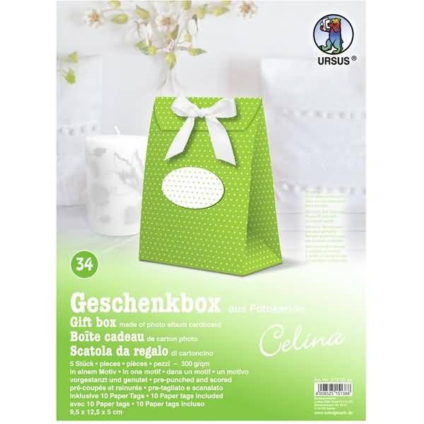 Geschenkbox Celina 9,5x12,5x5cm VE=5 Stück Motiv: 34