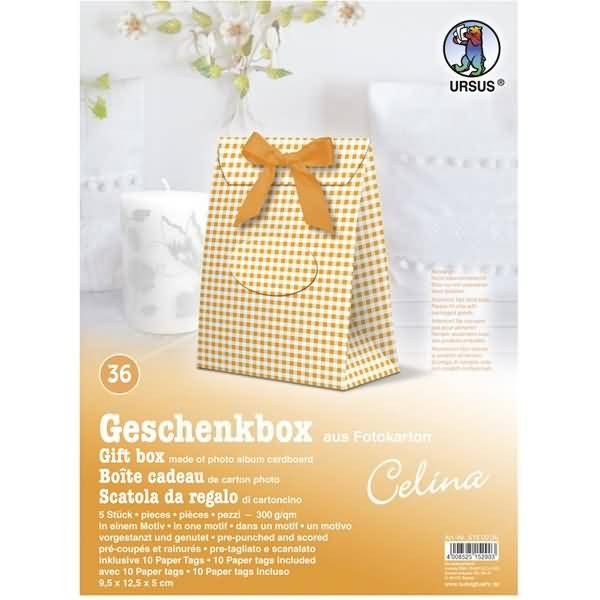 Geschenkbox Celina 9,5x12,5x5cm VE=5 Stück Motiv: 36