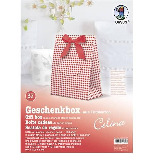 Geschenkbox Celina 9,5x12,5x5cm VE=5 Stück Motiv: 37