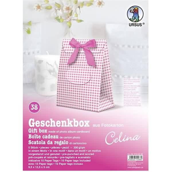 Geschenkbox Celina 9,5x12,5x5cm VE=5 Stück Motiv: 38