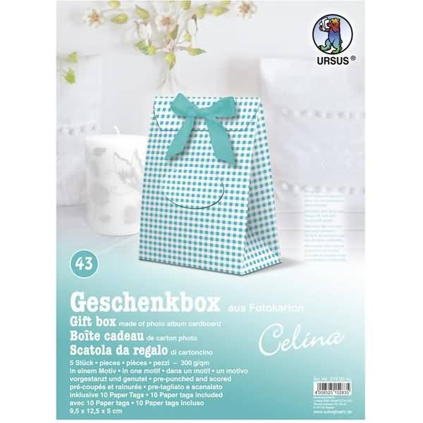 Geschenkbox Celina 9,5x12,5x5cm VE=5 Stück Motiv: 43