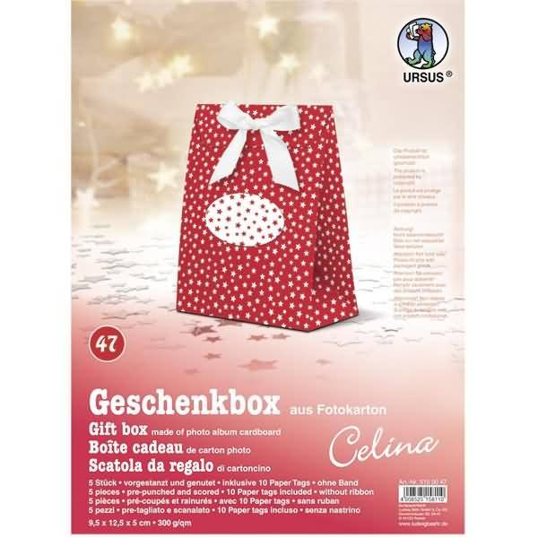 Geschenkbox Celina 9,5x12,5x5cm VE=5 Stück Motiv: 47