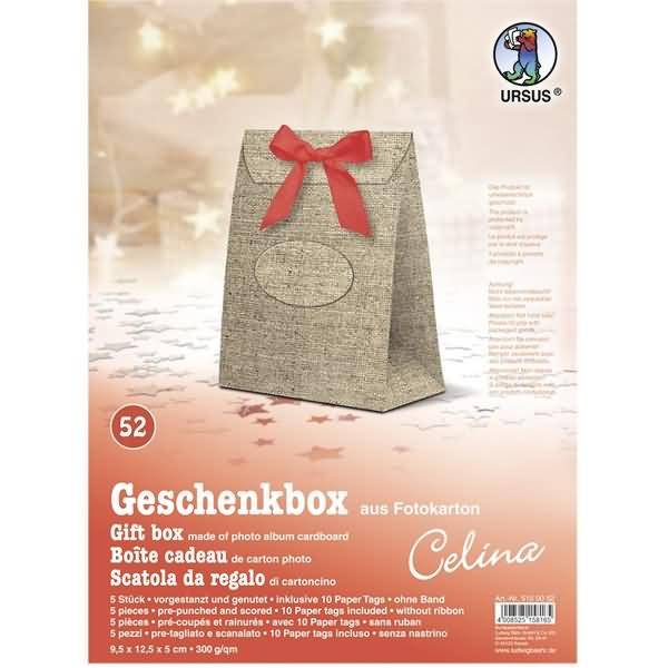 Geschenkbox Celina 9,5x12,5x5cm VE=5 Stück Motiv: 52