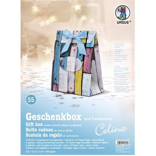 Geschenkbox Celina 9,5x12,5x5cm VE=5 Stück Motiv: 55