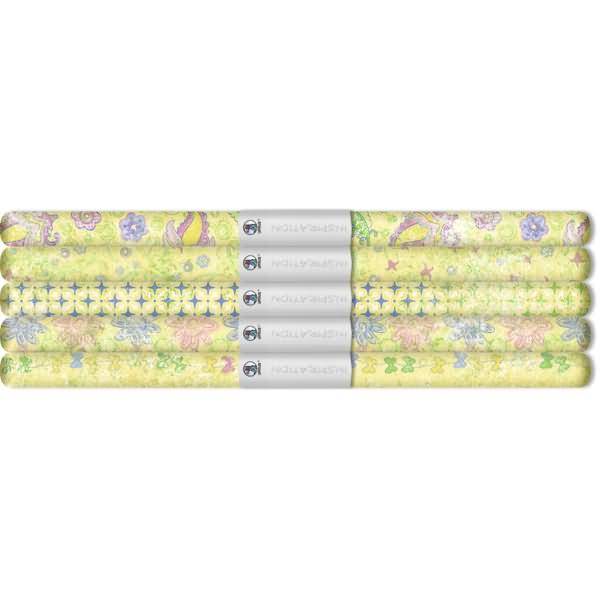 Transparentpapier Rolle 115g/qm 50x61cm Paradiso gelb 5 Motive sortiert VE=5 Stück