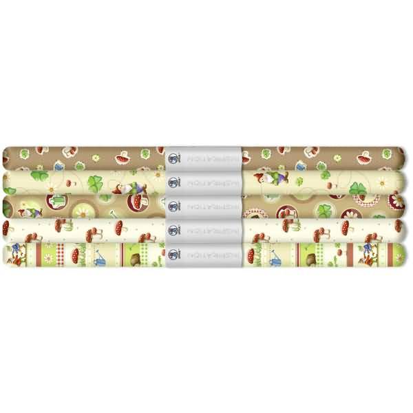 Transparentpapier Rolle 115g/qm 50x61cm Glückspilze 5 Motive sortiert VE=5 Stück