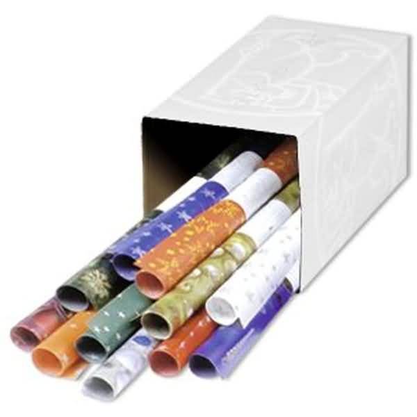 Transparentpapier Rolle 115g/qm 50x61cm Frohes Fest sortiert VE=25 Stück