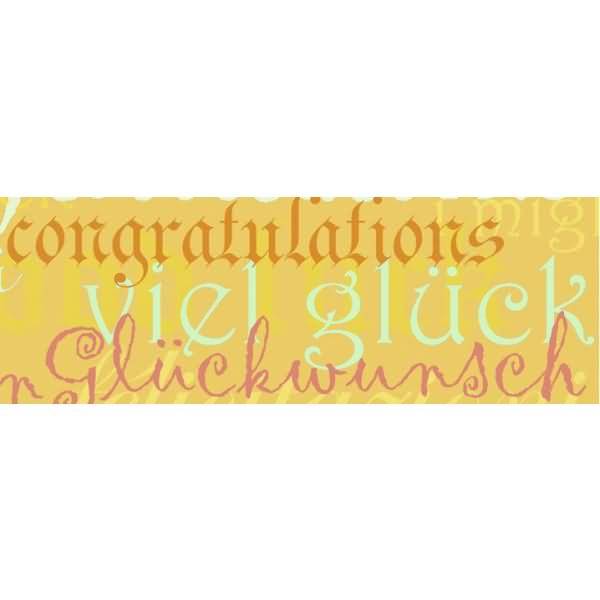 Fotokarton 300g/qm A4 VE=5 Blatt Schriften orange