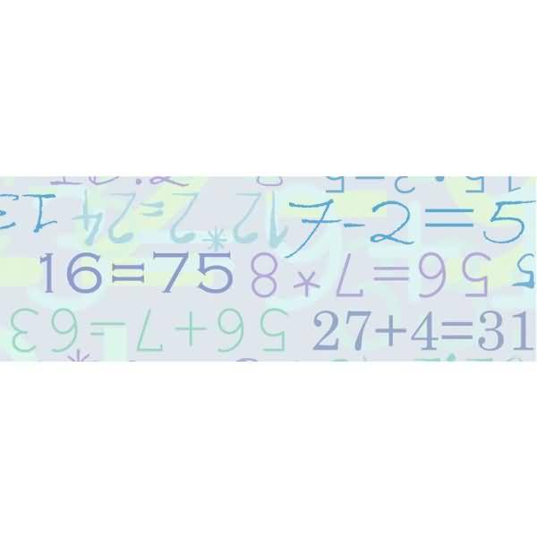 Fotokarton 300g/qm A4 VE=5 Blatt Zahlen hellblau