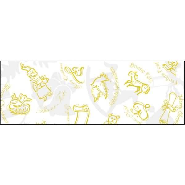 Fotokarton 300g/qm A4 VE=5 Blatt Christmas weiß