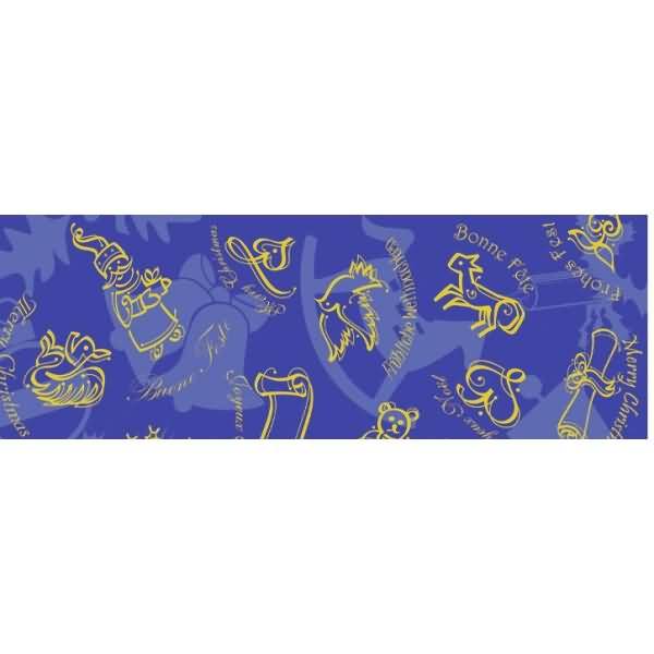 Fotokarton 300g/qm A4 VE=5 Blatt Christmas blau