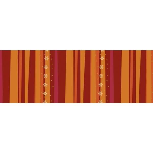 Transparentpapier 115 g/qm A4 VE=5 Blatt Winterzauber orange/rot Motiv 4