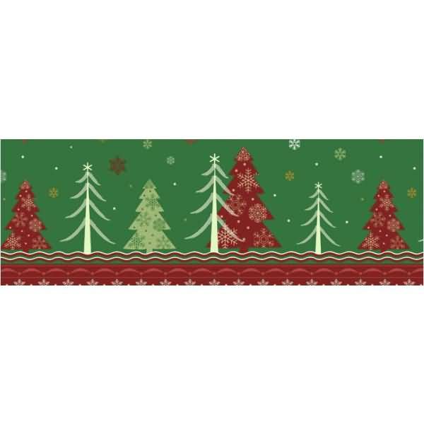 Transparentpapier 115 g/qm A4 VE=5 Blatt Winterzauber rot/grün Motiv 2