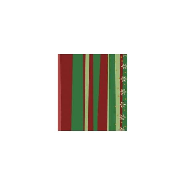 Transparentpapier Rolle 115 g/qm 50x61cm Winterzauber rot/grün Motiv 04